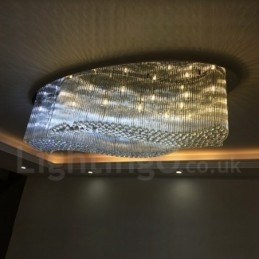Plafonnier suspendu moderne en cristal K9, luminaire d'intérieur
