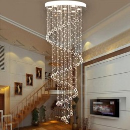 Plafonnier suspendu moderne en cristal K9 à 7 lumières, luminaire d'intérieur