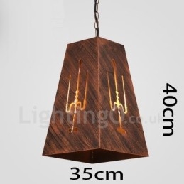 1 lampe suspendue rétro vintage style café