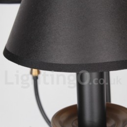 Lustre rétro contemporain à 6 lumières de style bougie