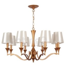Lustre à 8 lumières de style bougie