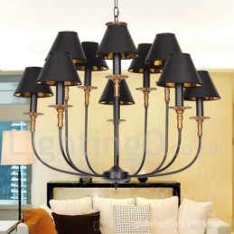 Lustre de style bougie rétro contemporain
