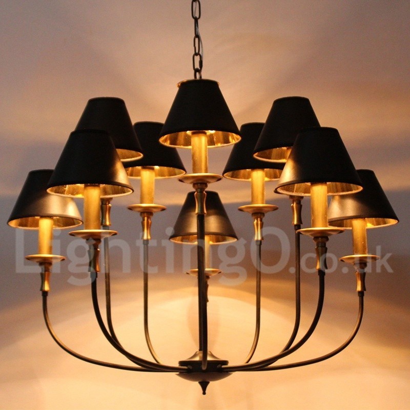 Lustre de style bougie rétro contemporain