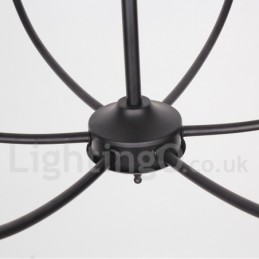 Lustre de style bougie rétro contemporain