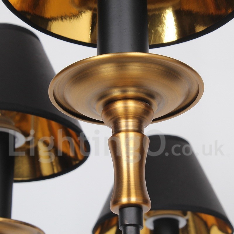 Lustre de style bougie rétro contemporain