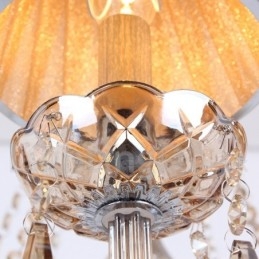 Lustre en cristal K9 à 8 lumières de style bougie