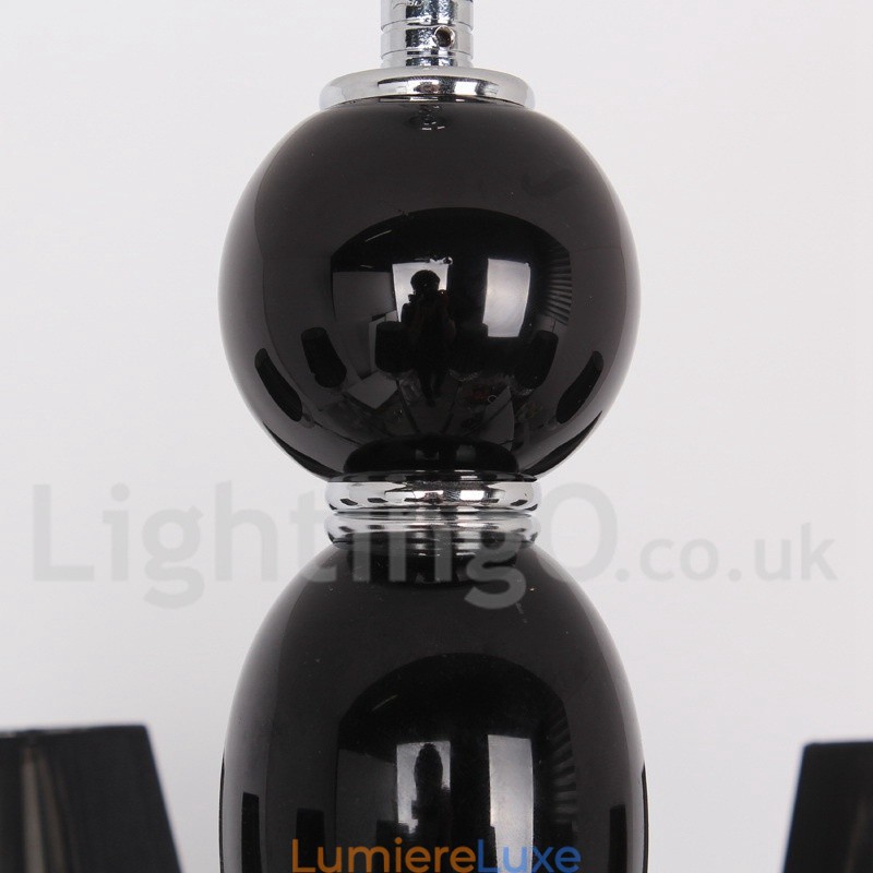 Lustre contemporain en cristal K9 blanc à 8 lumières de style bougie
