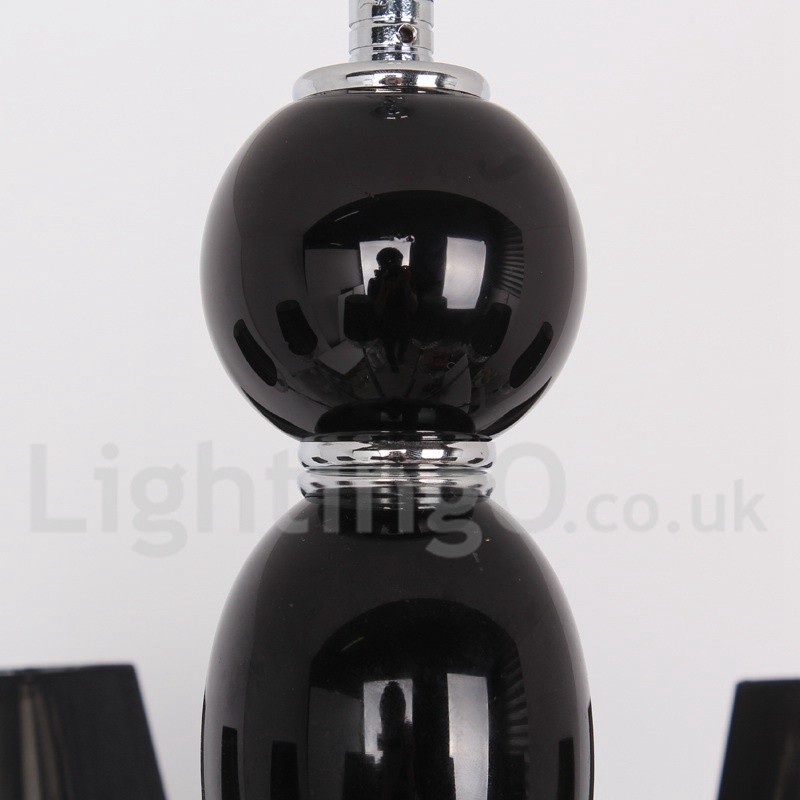 Lustre contemporain à 5 lumières en cristal K9 blanc de style bougie