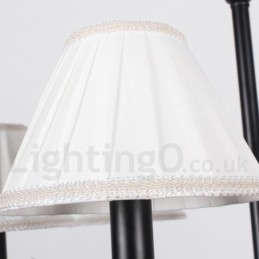Lustre rétro rustique à 12 lumières, grand format, à 2 niveaux, style bougie