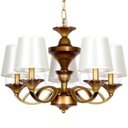 Lustre rétro à 5 lumières de style bougie