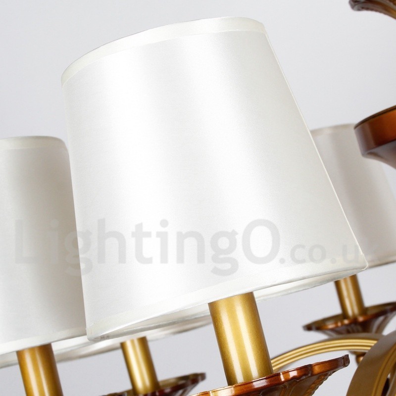 Lustre rétro à 5 lumières de style bougie