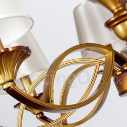 Lustre rétro à 5 lumières de style bougie