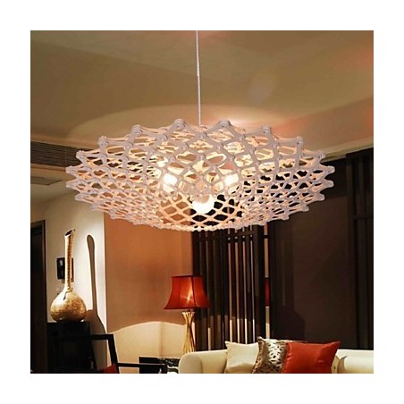 Lustre en bois vintage