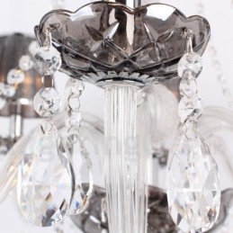 Lustre en cristal K9 à 8 lumières de style bougie