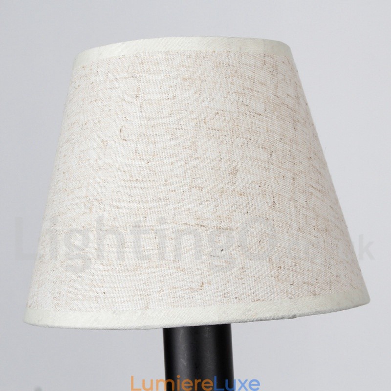 Lustre à 3 lumières rustique rétro noir de style méditerranéen contemporain de style bougie