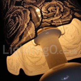 Lustre moderne contemporain à 3 lumières de style bougie creuse blanche