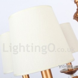 Lustre rétro à 3 lumières de style bougie