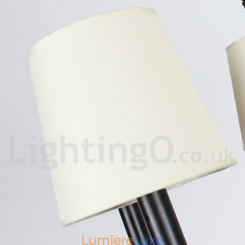 Lustre rétro à 4 lumières de style bougie