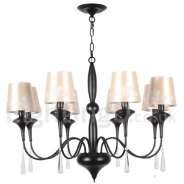 Lustre à 8 lumières de style bougie