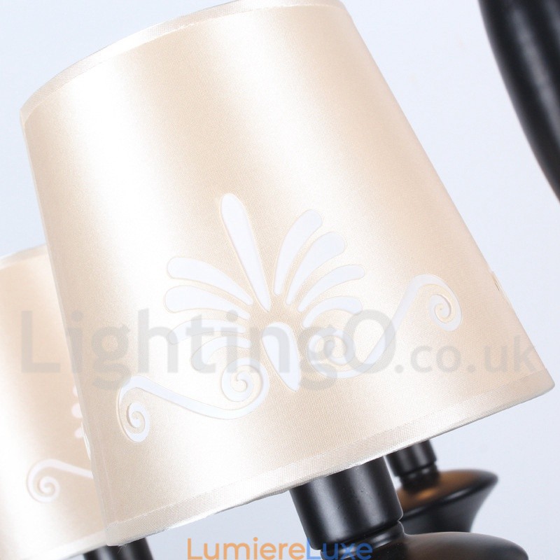 Lustre à 8 lumières de style bougie