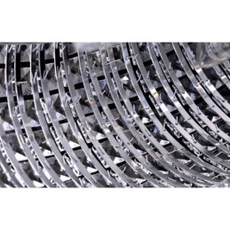 Plafonnier suspendu moderne en cristal K9, lustre d'intérieur, luminaires à tambour