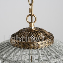 Plafonnier suspendu en cristal K9 moderne Globe, lustre d'intérieur, luminaires à tambour