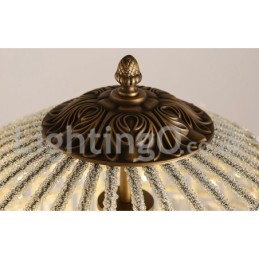 Plafonnier suspendu en cristal K9 moderne Globe, lustre d'intérieur, luminaires à tambour