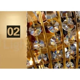 Plafonnier suspendu en cristal K9 moderne Globe, luminaire d'intérieur, luminaire décoratif de plafond