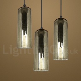 Lampe à suspension européenne en verre pour salon
