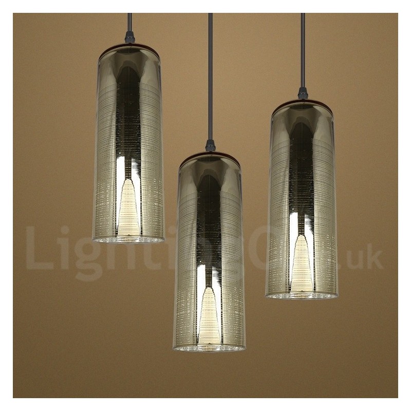 Lampe à suspension européenne en verre pour salon