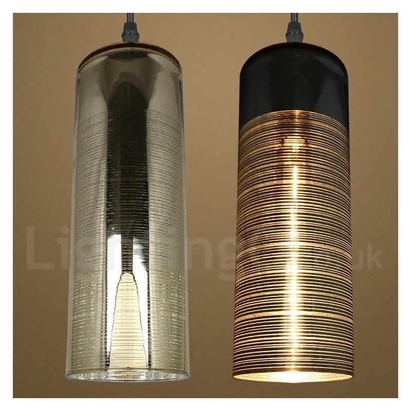 Lampe à suspension européenne en verre pour salon