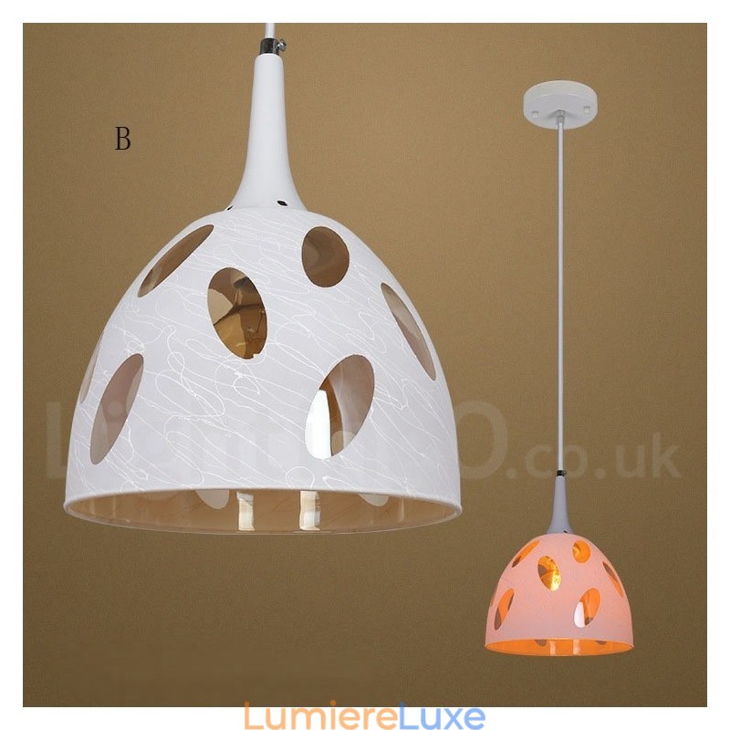 Suspension en verre de style contemporain moderne