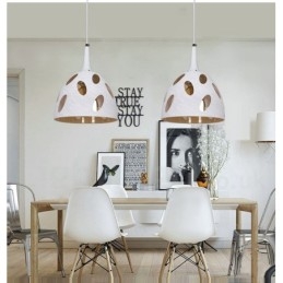 Suspension en verre de style contemporain moderne