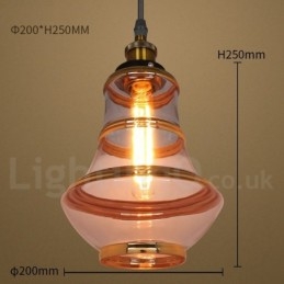 Suspension européenne en verre pour bar et salon