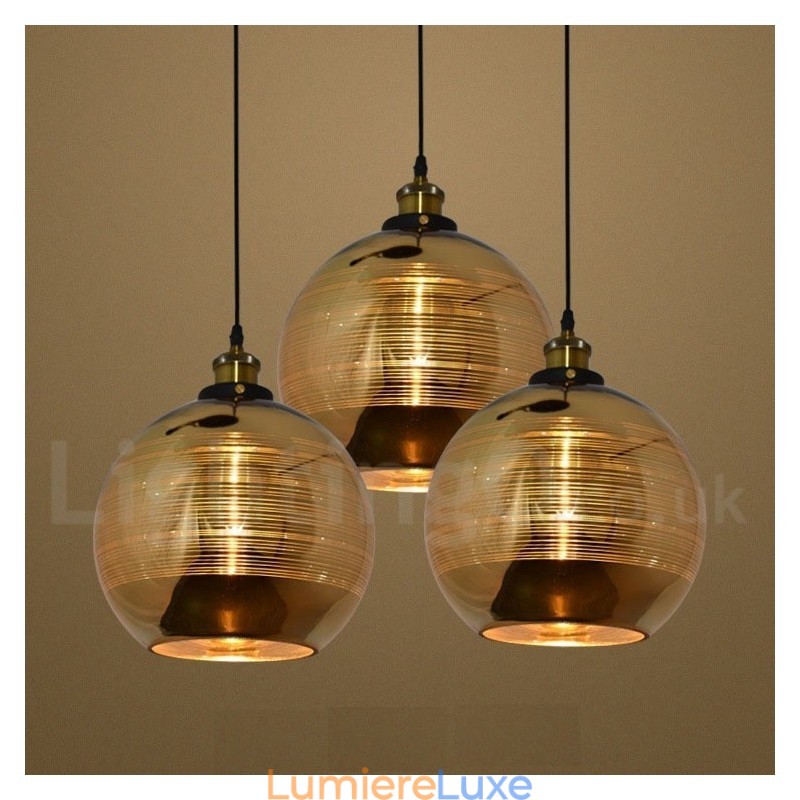 Lampe à suspension européenne en verre pour café