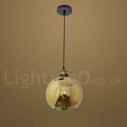 Lampe à suspension européenne en verre pour café