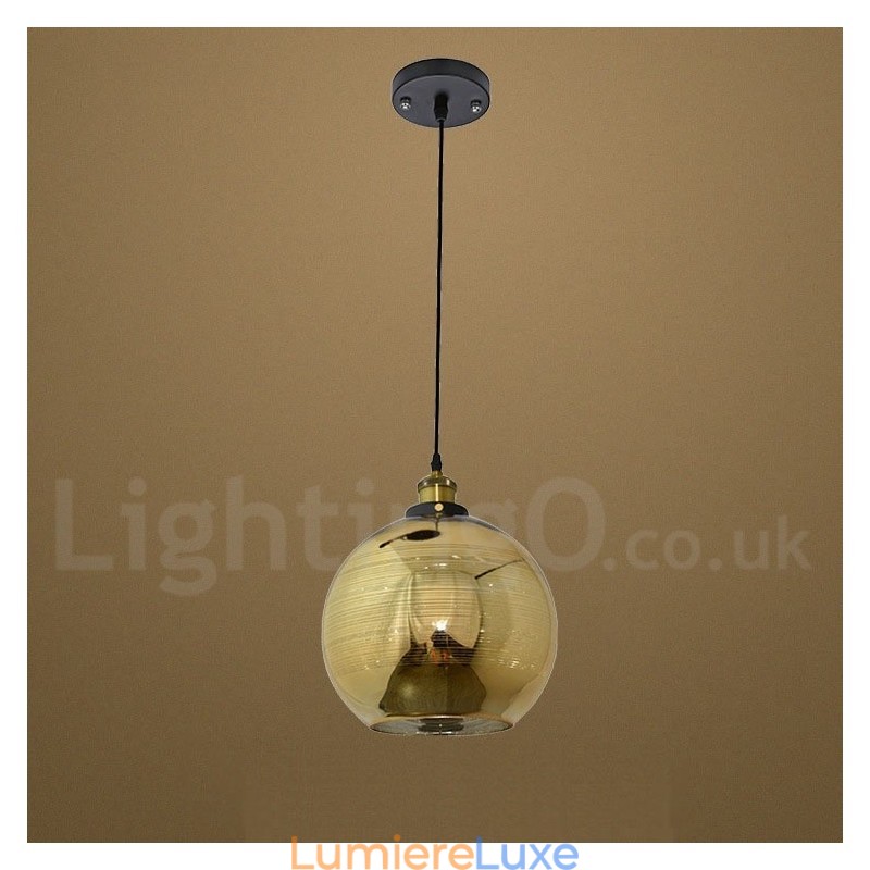 Lampe à suspension européenne en verre pour café