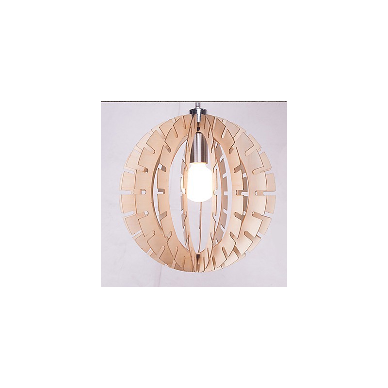 Lustre en bois vintage Others