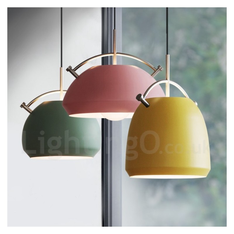 Suspension de café moderne et contemporaine de style nordique à 1 lumière