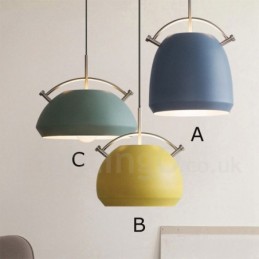 Suspension de café moderne et contemporaine de style nordique à 1 lumière