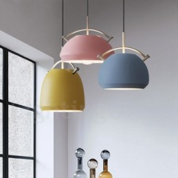 Suspension de café moderne et contemporaine de style nordique à 1 lumière