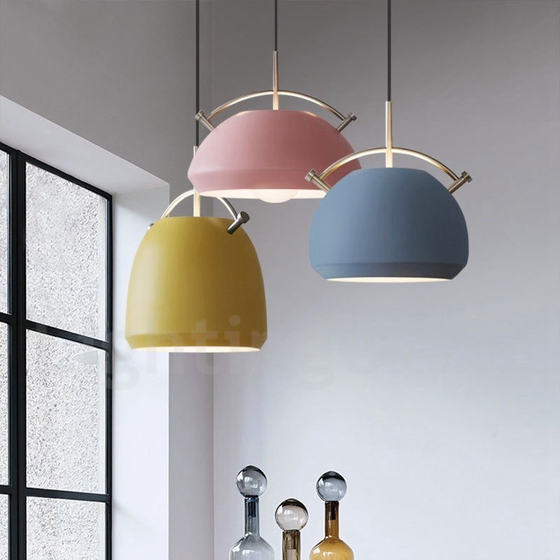 Suspension de café moderne et contemporaine de style nordique à 1 lumière