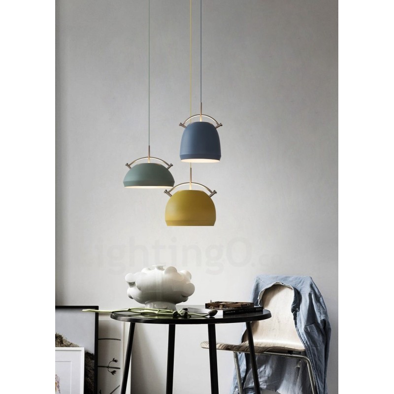 Suspension de café moderne et contemporaine de style nordique à 1 lumière