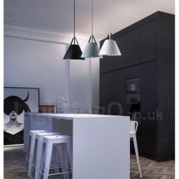 1 lampe suspendue de style nordique vintage
