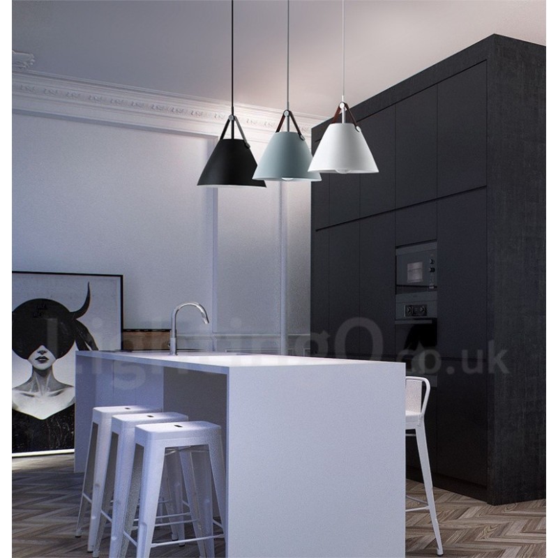 1 lampe suspendue de style nordique vintage