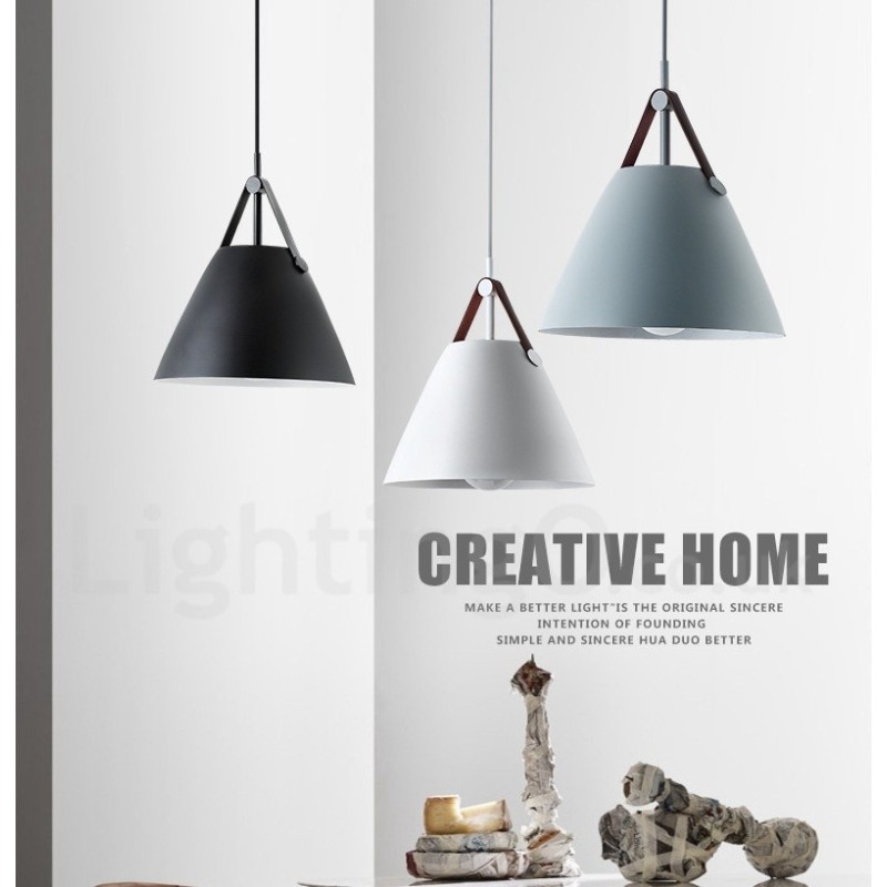 1 lampe suspendue de style nordique vintage