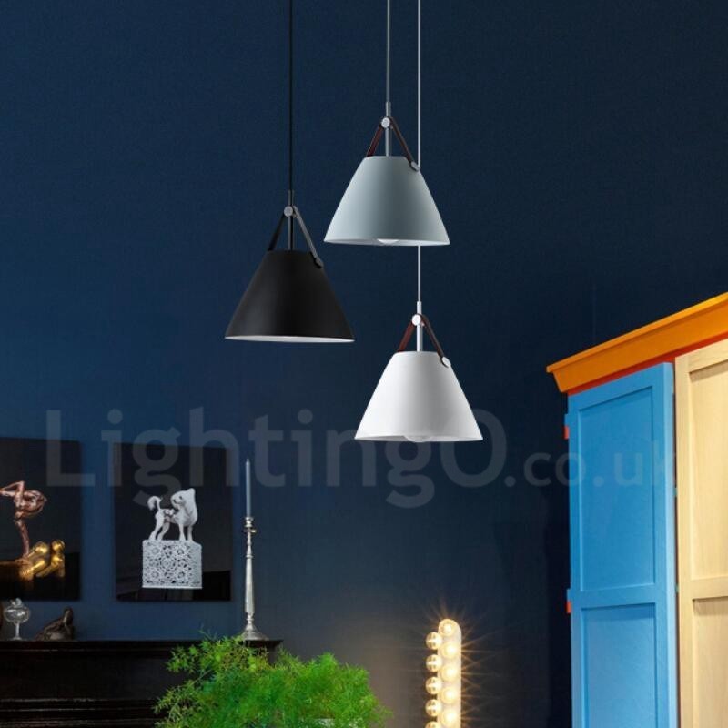 1 lampe suspendue de style nordique vintage