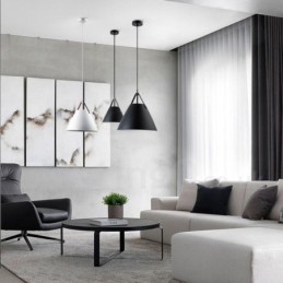1 lampe suspendue de style nordique vintage