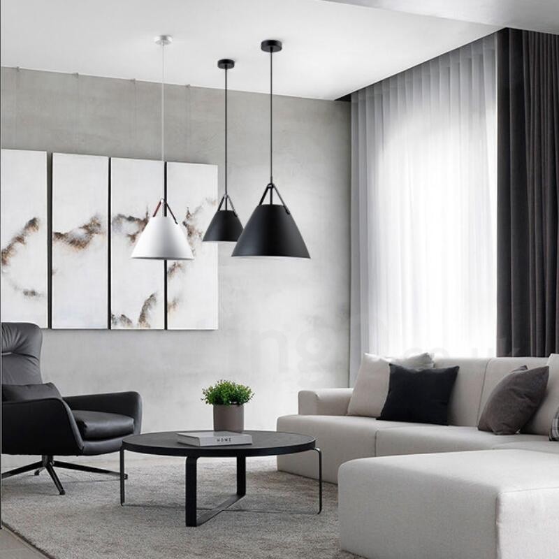 1 lampe suspendue de style nordique vintage