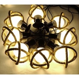 Lampe à corde Lustre Vêtements longs Créatif Les servantes célestes dispersent les fleurs. Lampe araignée